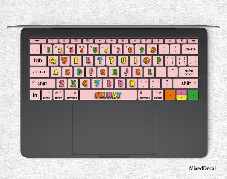 Pink Building Blocks Keyboard Stickers Laptop Keyboard Cover Etsy UK