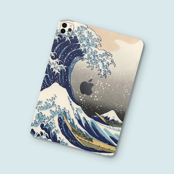 神奈川沖浪裏 iPad Pro スキンシール | 葛飾北斎風 iPad Air スキン