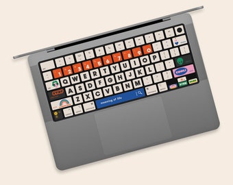 Sticker MacBook keyboard Stickers| Keyboard key's individual Stickers| MacBook Air Vinyl Key’s Skin| MacBook M1 Chip Accessories