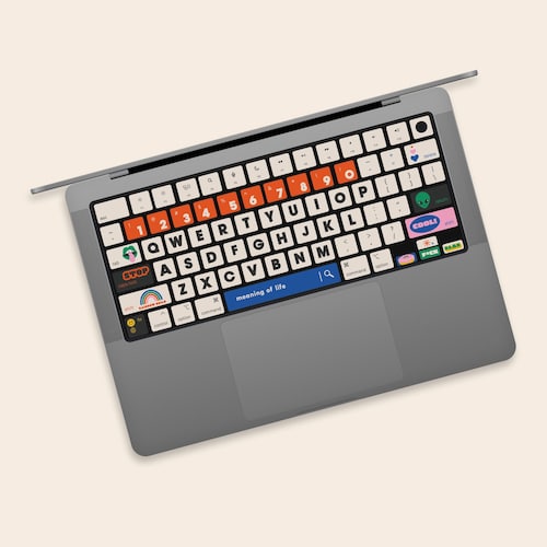 MacBook Keyboard Stickers Decal Vinyl Air Laptop Skin Monest for