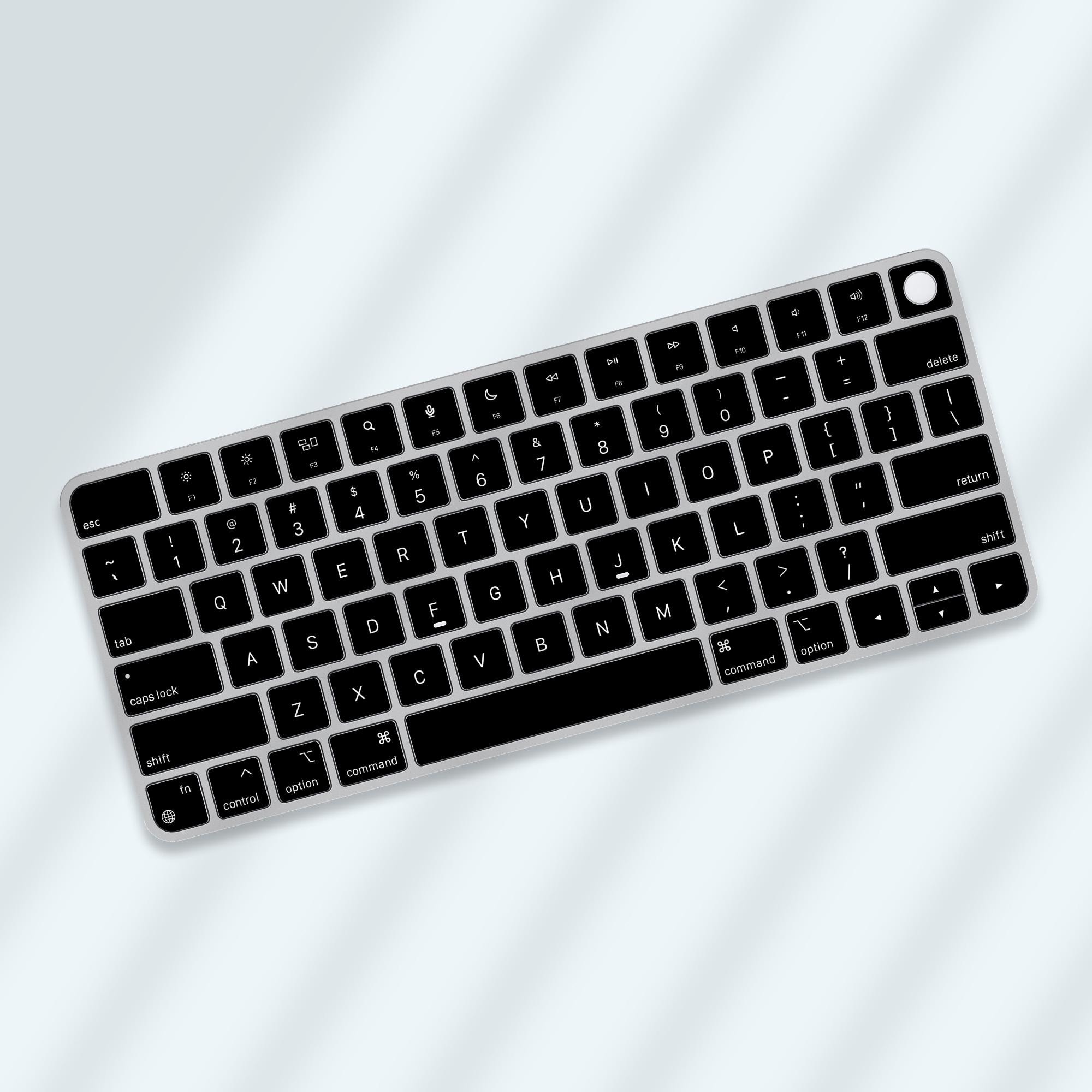 Solid Black Keyboard Stickers for Apple Magic Keyboard | Sleek