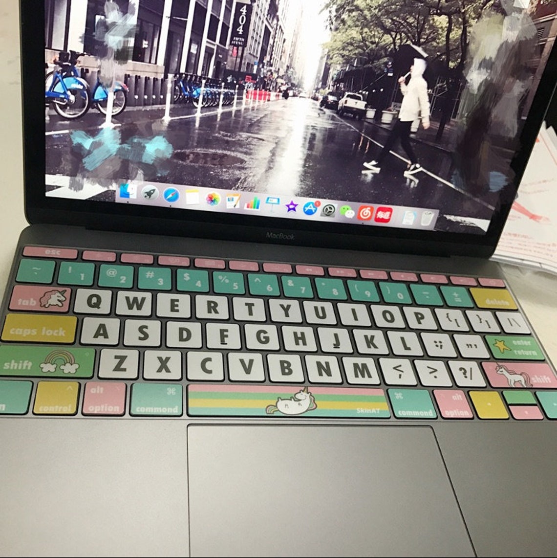 MacBook Air Decal Sticker MacBook Pro Decal Keyboard Cover Unicorn ...