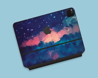 Red Sunset Vinyl Skin Decal for Apple Magic Keyboard iPad Pro 12.9&quot;  iPad Pro 11 2020 Top and Bottom Skin
