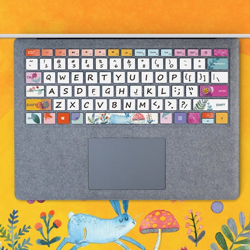 Surfacebook 2 Keyboard Stickers Individual Keys Decal Rabbit - Etsy Surfacebook 2 Keyboard Stickers Individual Keys Decal Rabbit - Etsy