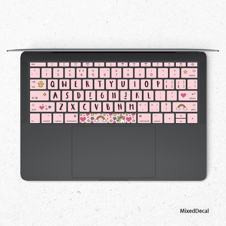 Heart Keyboard Stickers Laptop Keyboard Cover Vinyl Macbook Etsy UK