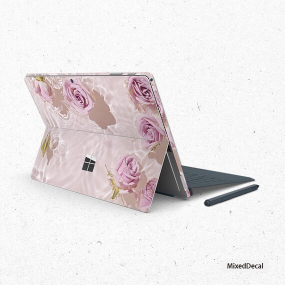 Rose Surface Pro X Skin Surface Pro 7 Skin Microsoft Surface Etsy