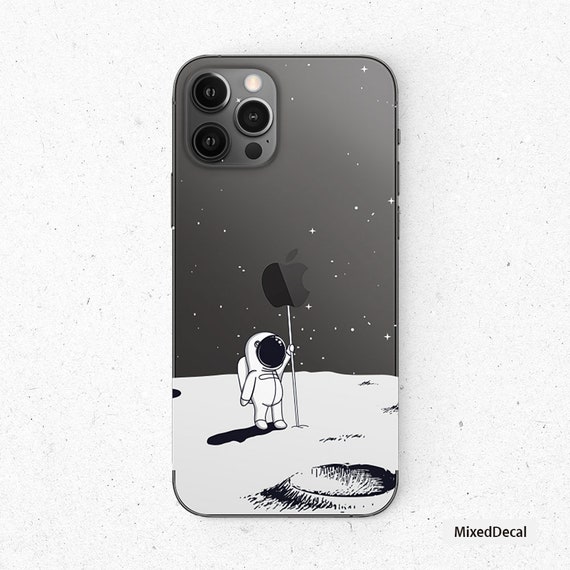 Flag on the Moon iPhone 14 Pro Skin iPhone 13 Pro Max Clear 