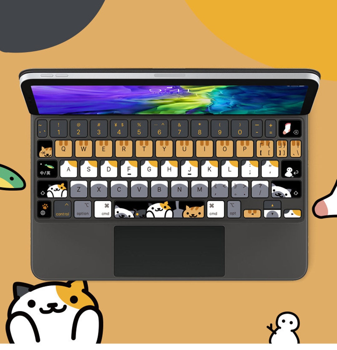 Ipad Magic Keyboard Keys Skin Ipad Pro 12.9 Ipad Pro 11 Cute - Etsy