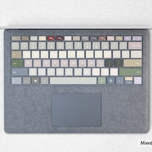 Morandi Surface Pro keyboard Keys Skin Surface Book individual keys Stickers Surface laptop Keys Sticker Microsoft Laptop keyboard cover