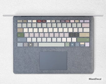Morandi Surface Pro keyboard Keys Skin Surface Book individual keys Stickers Surface laptop Keys Sticker Microsoft Laptop keyboard cover