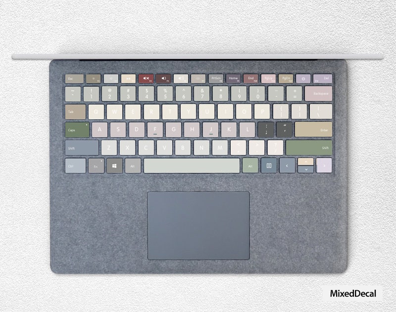 Morandi Surface Pro キーボード キースキン Surface Book 個別キー