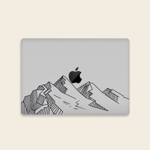Mountain Laptop Skin MacBook Air 13 Skin MacBook Pro 13 decalcomania MacBook Pro 14 adesivo trasparente adesivi per laptop MacBook Pro 16 Skin