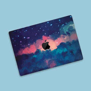 Interstellar Clouds MacBook Pro Skin - Stellar Design MacBook Air Skin, Elevate Your MacBook's Style with Captivating Starry Art Sensations