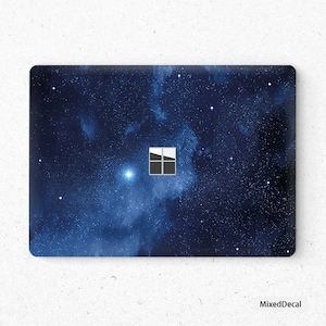 Microsoft Surface Laptop Skin Sticker Top Surface Book Skin  Bottom Surface Laptop Skin Blue Stars Surface Book Decal Protector Cover