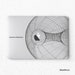 Skin Marbre Pour MacBook Pro Retina 13 - Gris Blanc, Vinyle De Protection Itsaskin
