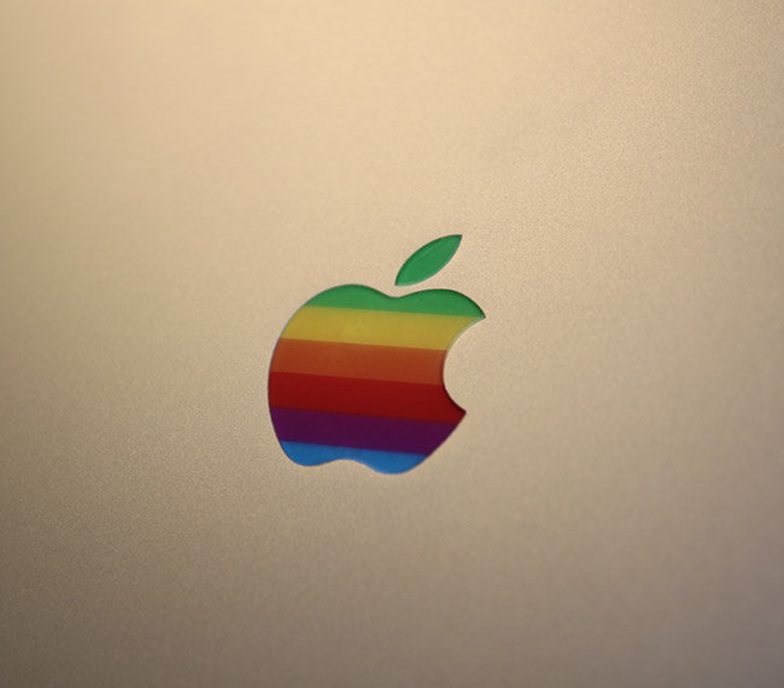 Retro Apple Logo Sticker Macbook Pro Logo Macbook Air Sticker Etsy