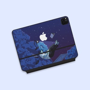 Daybreak iPad Magic Keyboard Skin , Artist&#39;s Hand-Drawn Illustration, Easy-to-Apply, 3M Adhesive, iPad Magic Keyboard Wrap