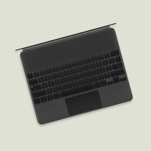 Transparent Keyboard Stickers for iPad Magic Keyboard | Individual Key Clear Stickers for iPad Magic Keyboard | Clear Keyboard Decal