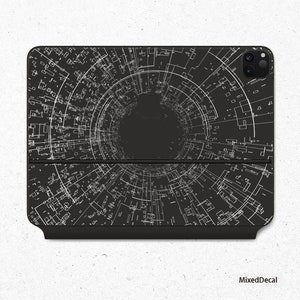 Light years Transparent Vinyl Skin Decal for Apple Magic Keyboard iPad Pro 12.9&quot;  iPad Pro 11 2020 Top and Bottom Skin