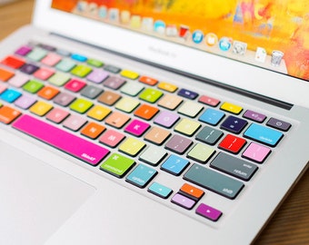 Retro Keyboard Stickers MacBook Air Skin MacBook Keyboard Decal MacBook Pro 15 kits Skin Touch Bar 2017 Laptop Keyboard Stickers Mac Decal