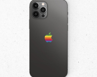 Arcobaleno copertura completa iPhone 14 Pro Skin iPhone 12 Pro decalcomania iPhone retro pelle chiara iPhone 13 Pro Max Back vinile pelle accessori iPhone