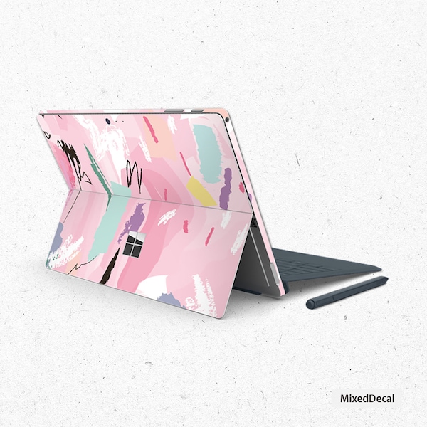 Surface Pro 7 Skin Surface Pro 6 Microsoft Surface Pro back cover Colored graffiti skin Tablet decal Surface Pro 4 Decal Surface Sticker