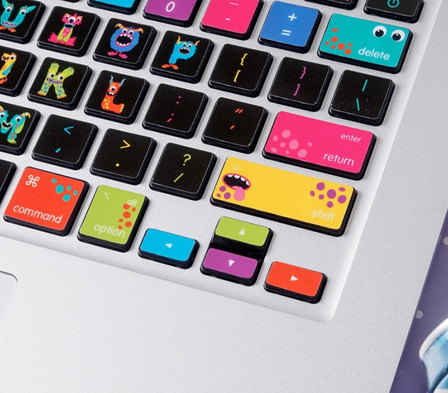 MacBook Keyboard Stickers Decal Vinyl Air Laptop Skin Monest for Mac ...