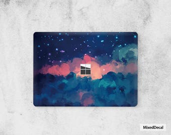 Microsoft Surface Laptop 3 Skin Top Sticker Red surface book Skin Red Cloud Bottom Decal 3M Protector Cover