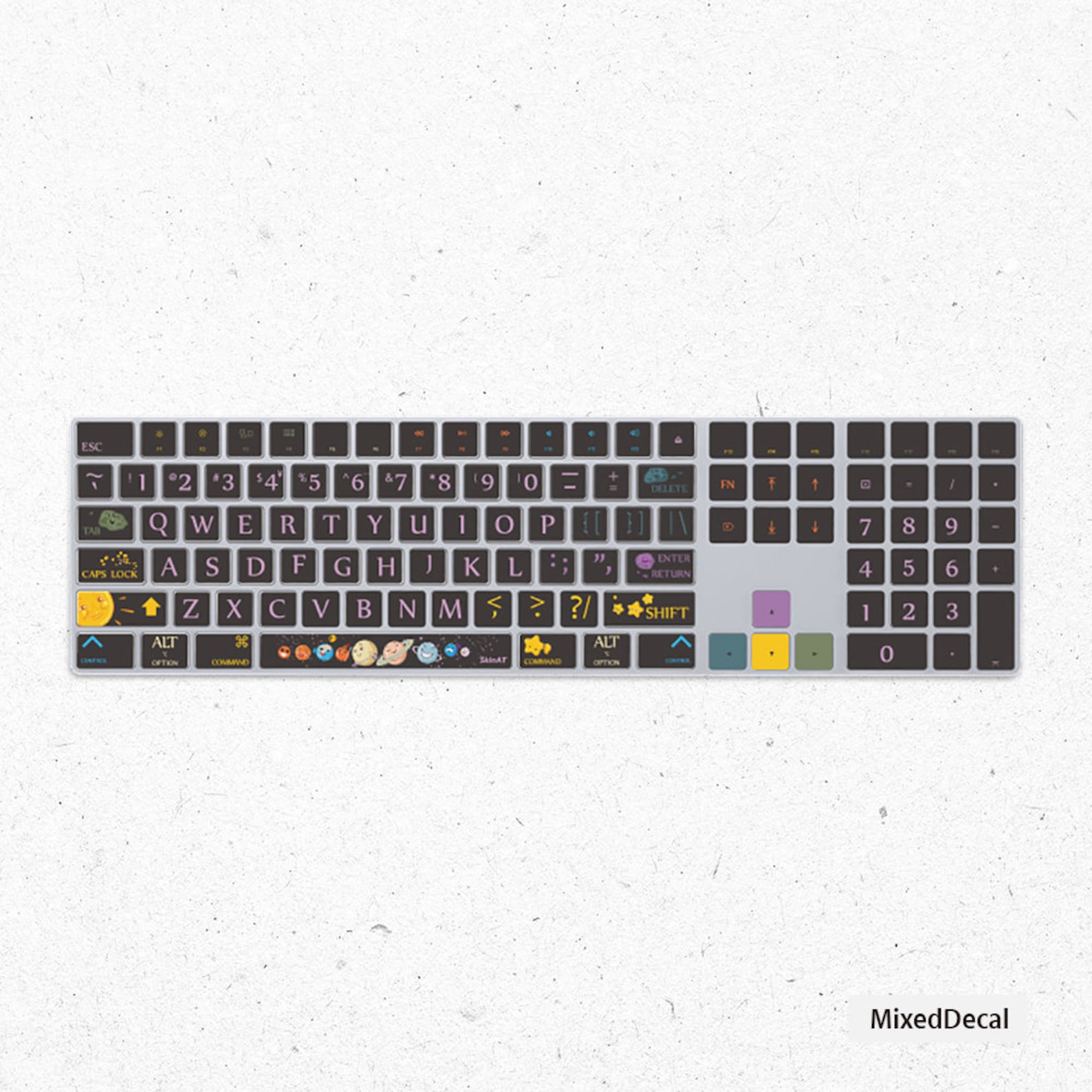 Magic Keyboard With Numeric Keypad Vinyl Stickers-wireless Keyboard ...