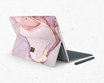 Surface Pro X Surface Pro 7 Skin Microsoft Surface Pro X sticker Pink Marble New Surface Pro back cover skin Tablet decal