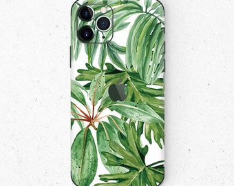 Banana leaf iPhone 14 Pro Skin iPhone 13 back Cover iPhone 13 Vinyl warp iPhone 12 decals iPhone 12 sticker iPhone Vinyl skin