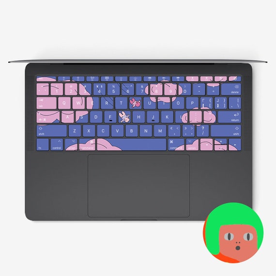 Let's Fly MacBook Keyboard Laptop Stickers Keyboard Decal MacBook