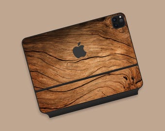 May include: A brown wood-grain phone case with a black border and an Apple logo. The case is designed to fit a smartphone.