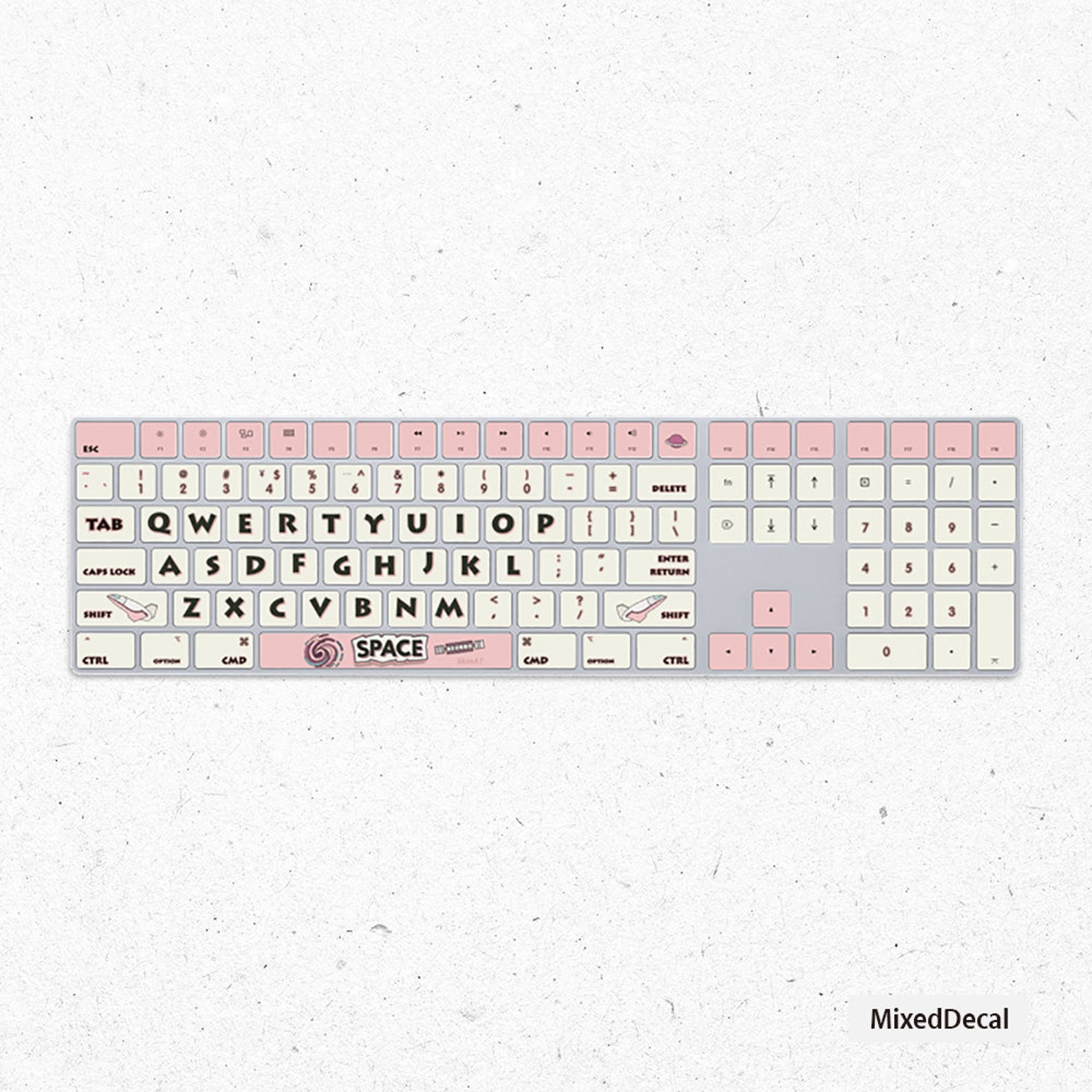 Magic Keyboard With Numeric Keypad Vinyl Stickers-wireless Keyboard ...