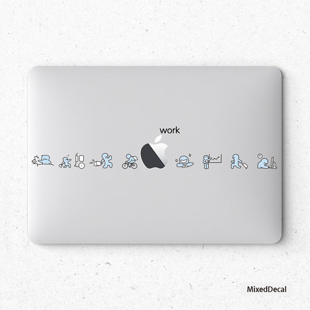 Atom-Aufkleber Für MacBook & Laptops – Kreative Vinyl-Grafik Als Individuelle Haut