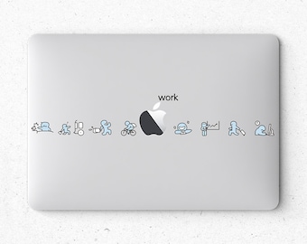 Pegatinas Geek para MacBook Air 13, calcomanías para MacBook Pro, calcomanías para MacBook Pro Air, calcomanías para MacBook, calcomanías para MacBook, calcomanías para laptop