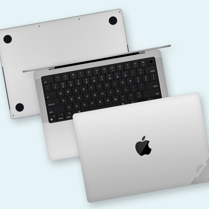 Skin transparent pour MacBook Invisible Shield Protecteur transparent pour MacBook ultra-transparent et résistant aux rayures Housse transparente Armor pour MacBook image 5