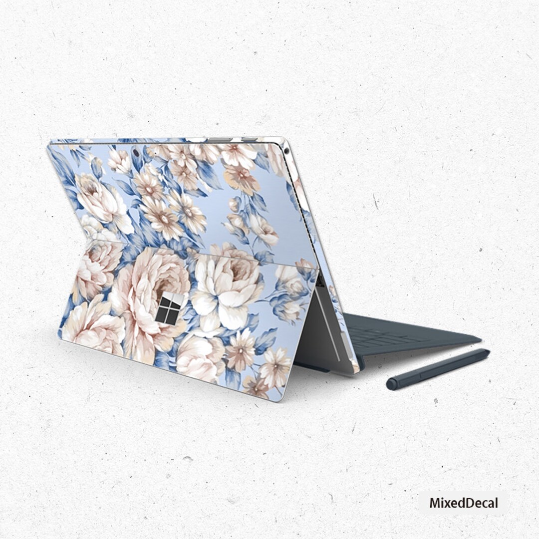 Flowers Surface Pro X Skin Surface Pro 7 Skin Microsoft Surface Pro X