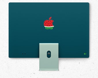 IMac 24インチ ビニールロゴ - 新しいiMacロゴステッカー - iMacロゴ