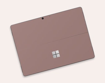 Smoky Rose Solid Color Surface Pro Skin | Vintage Pink Surface Pro Go Skin | Matte Finish Dusty Mauve Surface Pro Skin | Surface Pro Wrap