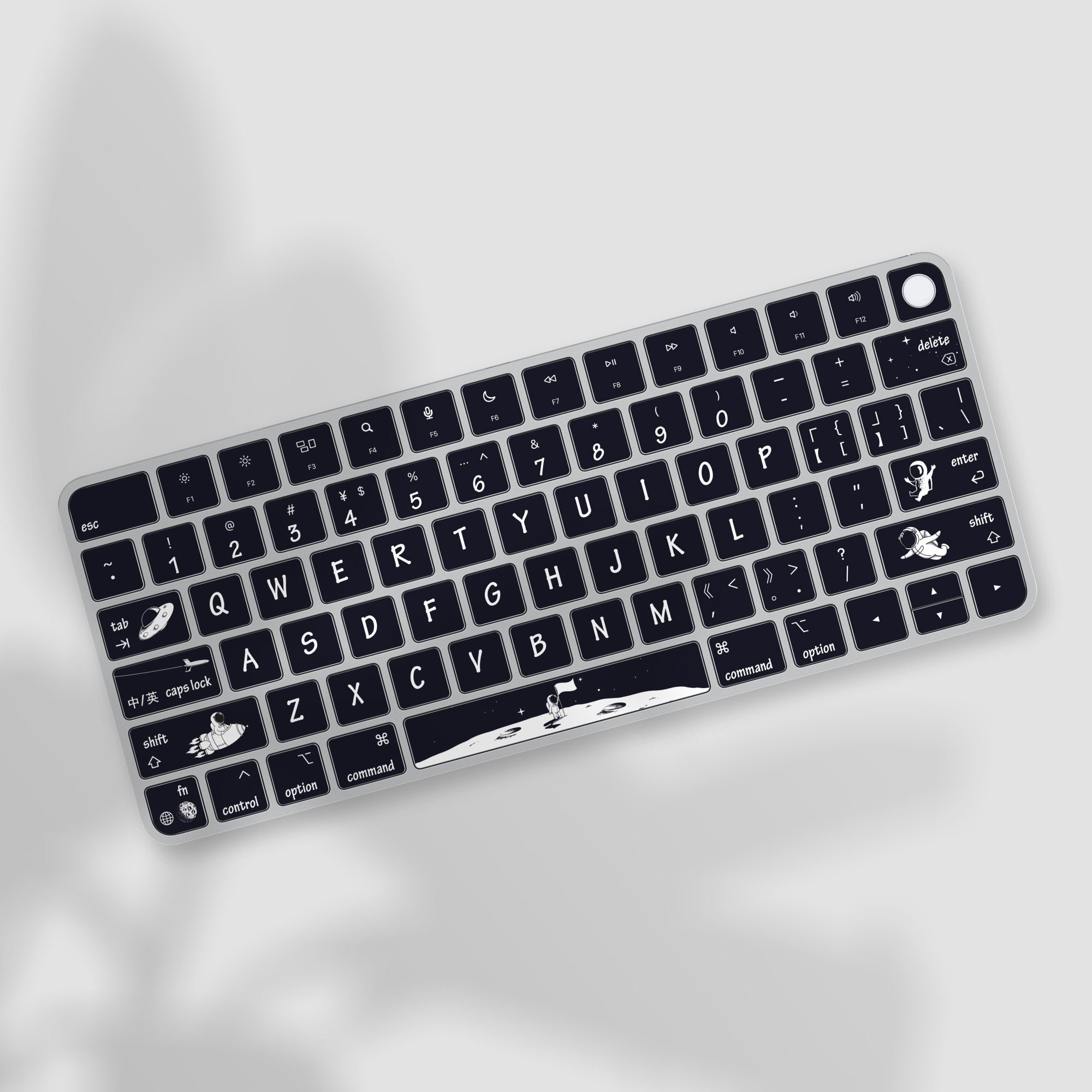 Little Astronaut Holding a Flag, Keyboard Sticker for Magic Keyboard With  Touch ID Model A2449 or A2450, Keyboard Decals - Etsy, image size:2000x2000