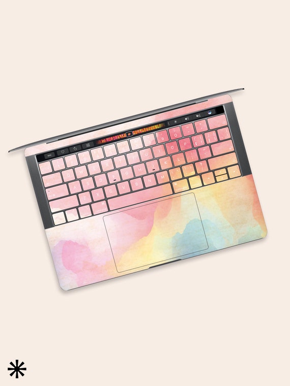 Pink Keyboard Macbook Pro Touch 16 Skin Macbook Pro 13 Cover - Etsy