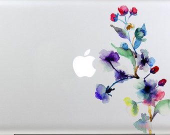 Sticker aquarelle pour MacBook | Sticker MacBook Pro | Skin MacBook | Skin MacBook Pro 15 | Sticker MacBook Air 13 | Stickers ordinateur portable | Sticker ordinateur portable | Sticker ordinateur portable