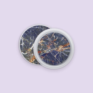 Deep Sea Marble AirTag Skin | Blue Goldstone Apple AirTag Decal | Rich Detail Marble Texture AirTag Protective Skin, Chic Marble AirTag Skin