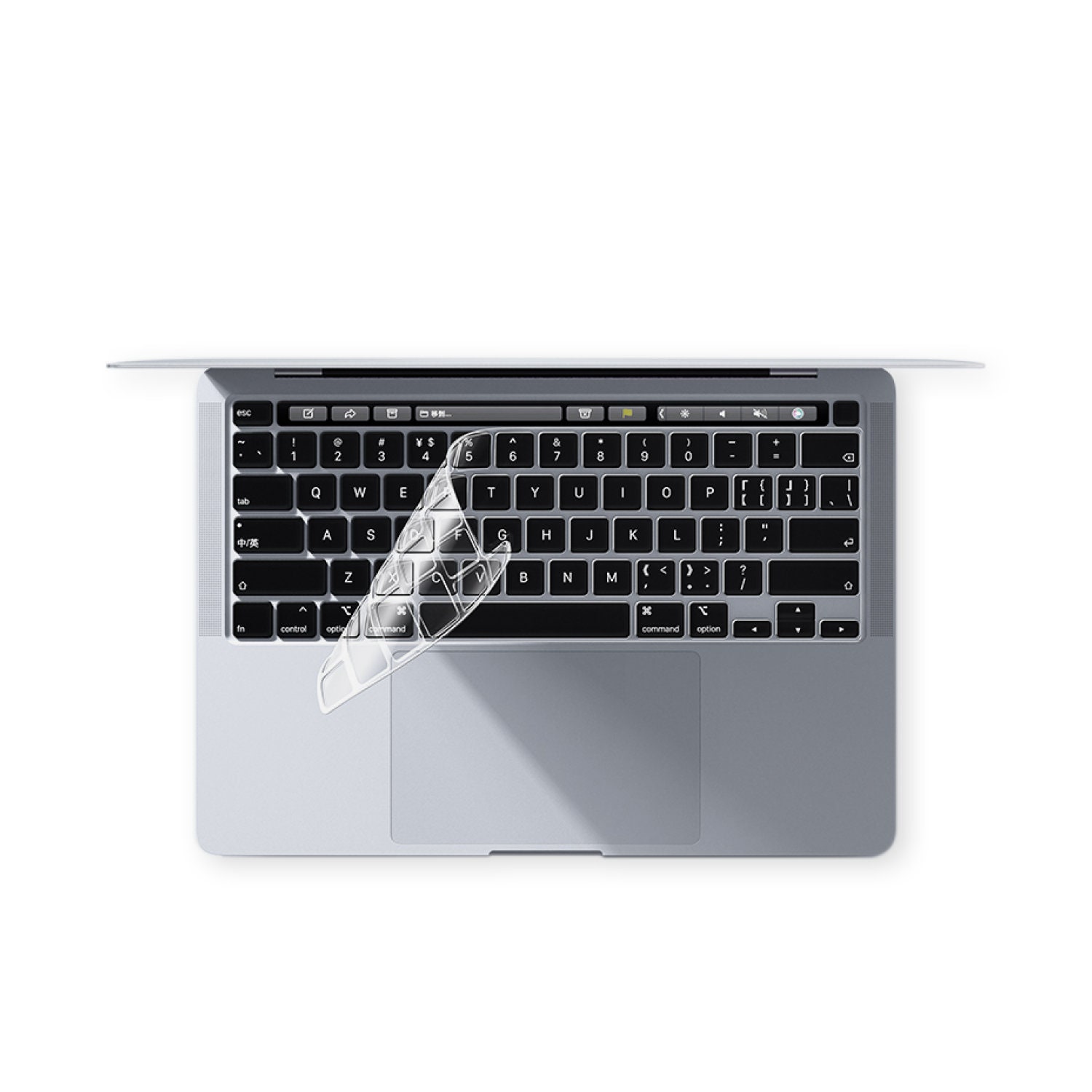 Housse de clavier en silicone pour MacBook Pro 16 MacBook Air M2 Housse de  clavier MacBook Pro 15 Touch Bar Tech Accessoire US Layout Housse de  protection -  France