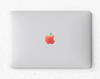 Rainbow Logo macbook sticker cover apple logo /macbook Retro  logo decal /macbook pro decal sticker/ MacBook Air Stickers