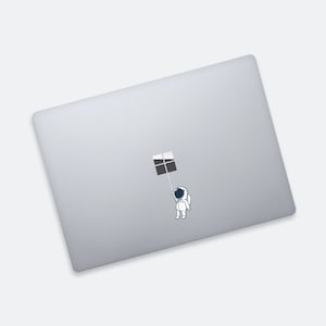 Clear Transparent Stickers Microsoft Surface Skin Stickers Bottom Surface Book Decal Protector Cover Astronaut surface laptop skin
