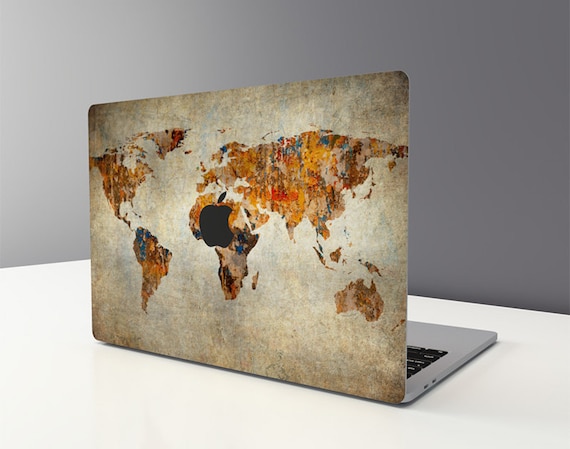 kuvert Arkæologi formel Map Macbook Pro Touch 16 Skin Macbook Air Cover Macbook Retina - Etsy