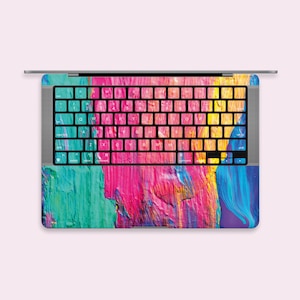 Magenta MacBook Decal MacBook Keyboard Skin Pastel MacBook Pro 13 Cover MacBook Air M2 Skin MacBook Pro 14 Vinyl Cover