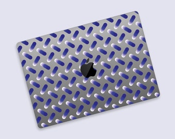 Skin élégant pour MacBook Pro « Purple Geometry » - Décalcomanie transparente en matériau 3M pour MacBook, ultra-fine, sans résidu, protège de l'usure